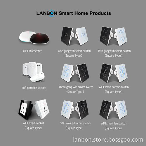 Android and IOS APP remote control Wi-FI electrical light switches for smart home system